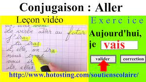 Conjugaison Français simple du verbe aller à l'imparfait, présent et futur  - YouTube