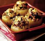 baked stuffed onions with spinach feta