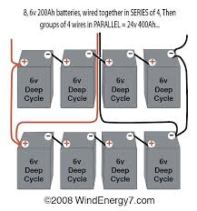 Variety of solar battery bank wiring diagram. Need Help Wiring X12 6v Solar Battery Bank To Make 24v I Found This Diagram And Was Wondering If I Can Add An Extra Four Batteries Wired The Same Way To Get