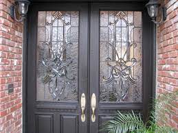 stained glass entry doors