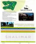 Scorecard - Shalimar Golf Club