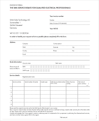 5 Electrical Invoice Templates Free Sample Example