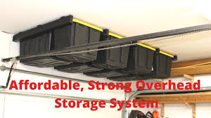 diy garage storage system overhead