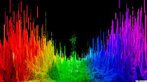 Razer Technology 3D rainbow background ...