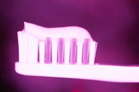 purple toothpaste shouldn t replace