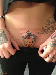 Dövme uygulaması yapacağınız bölgeye aydınger kağıdı koyun! Hip Stomach Genital Tattoos