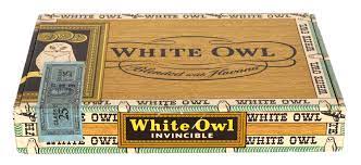 white owl cigar box full never opened