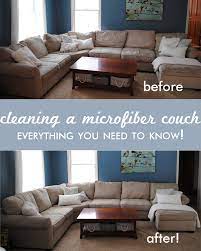 how to clean a microfiber couch it s