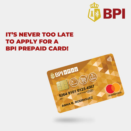 BPI ePay Prepaid Card