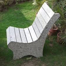 garden chair of recycled plastic