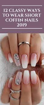 To do so, start by cutting the sides of your nails so that they are slightly. 12 Classy Ways To Wear Short Coffin Nails 2019 Nails Coffinnail Fashion Acrylic Nails Coffin Short Acrylic Nails Coffin Classy Short Coffin Nails Designs