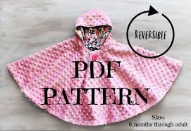 Reversible Poncho Pdf Pattern