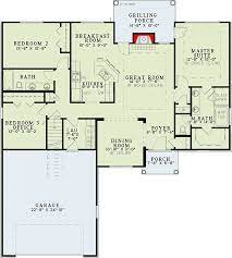 House Plan With Open Floor Plan