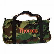 children s personalized duffle bag in