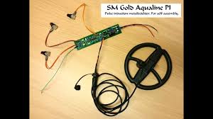This technology sends powerful, short bursts (pulses) of current through a coil of wire. Pulse Induction Metal Detector Sm Gold Aqualine Pi Homemade Metal Detector Youtube