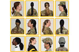 Because their standards were updated last month as well, female airmen (a problematic label if there ever was one) can wear one or two braids/ponytail that can't extend past their armpits. Army Allows Female Soldiers To Wear Long Ponytails In All Uniforms Military Com