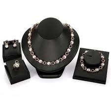 high fashion jeweled whole jewelry set