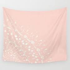Pink Wall Tapestry Blush Pink Tapestry