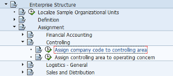 Assign Company Code To Controlling Area Transaction Ox19