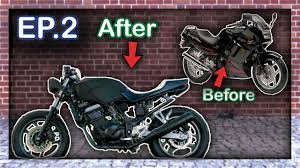 ninja 250 tear down and light install