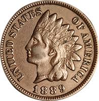 1889 Indian Head Penny Value Cointrackers