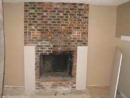Remodeled Brick Fireplace