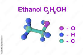 ethanol ethyl alcohol atoms