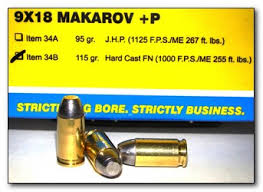 9x18 Makarov P Pistol And Handgun Ammo