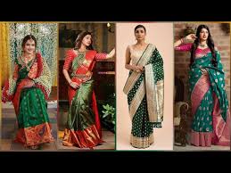green saree with jewellery makeup look