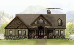 Rustic Mountain House Floor Plan With