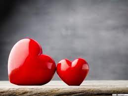 cute red hearts pair HD wallpaper ...