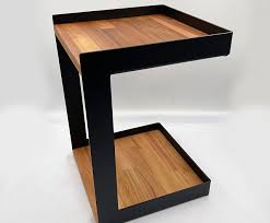 ironwood and youyou side table shelf