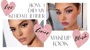how i did my kendall jenner makeup to