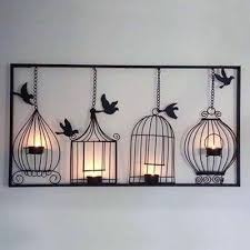 Iron Handicraft Wall Candle Holder At