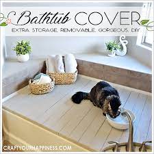 Removable Bathtub Cover