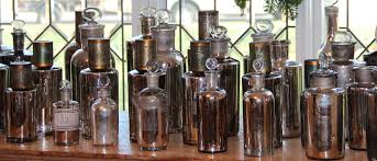 Mercury Glass Bottles Maison Co