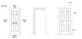 Standard Exterior Door Size Katelliot Co