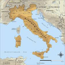 Italy entered into the first world war in 1915 with the aim of completing national unity: Map Of The Kingdom Of Italy In 1915 Nzhistory New Zealand History Online