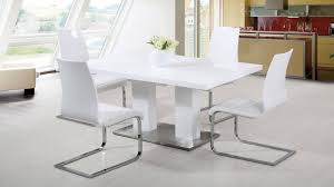 delfina dining table set 5 pcs in white
