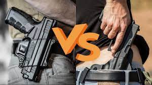 open carry vs concealed carry pros and