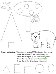 Your child will color the shape either on the left or on. Shapes Recognition Practice