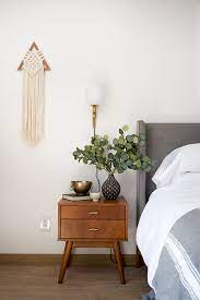 Bed side tables and wall sconces. Bedroom Wall Sconces Vs Table Lamps Brepurposed
