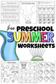 free summer worksheets for pre