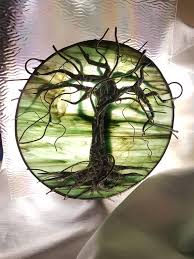 Stained Glass Tree Of Life Suncatcher