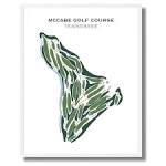 Mccabe Golf Course Tennessee Golf Course Map Home Decor - Etsy
