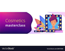 makeup courses concept banner header