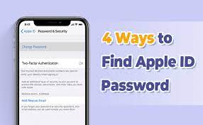 4 ways on how to find apple id pword