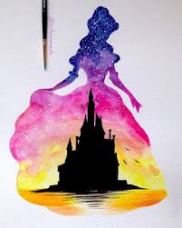Watercolor Disney