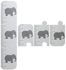 Chevron Elephant Growth Chart 85cm