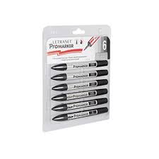 Letraset Promarker Permanent Twin Tip Marker Pen Set Of 6 Colours Rich Tones